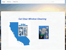 Tablet Screenshot of calclearwindowcleaning.com